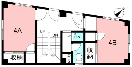 Stroll日本橋間取り図4F