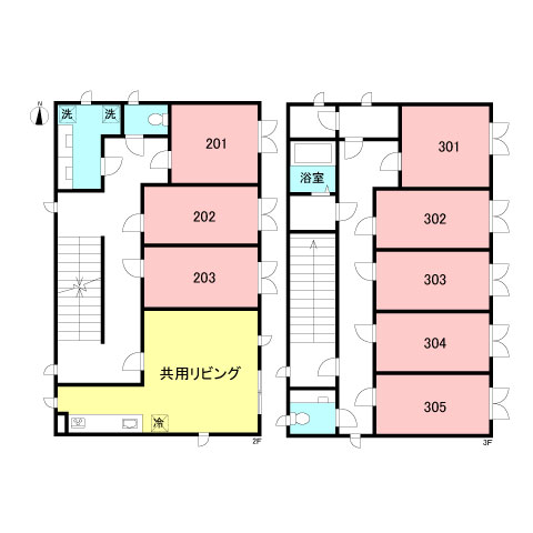 アトリエール大塚間取り図