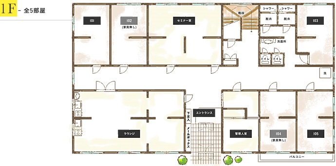 x-garden桜台間取り図1F