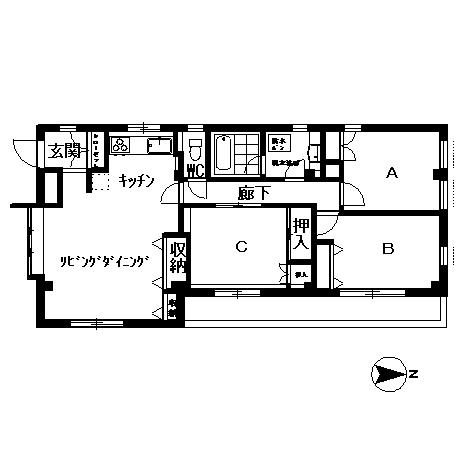 ヴェルデ品川間取り図